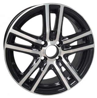 Techline 529 15x6,0 4x100 ET 40 otwór 60,1 czarny + polerka