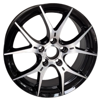 Venti 1617 16x6,5 5x112  ET 40 otwór 57,1 czarny + polerka