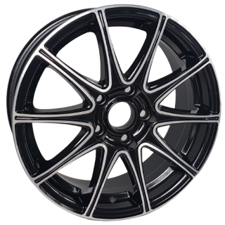Venti 1616 16x6,5 5x114,3 ET 46 otwór 67,1 czarny + polerka