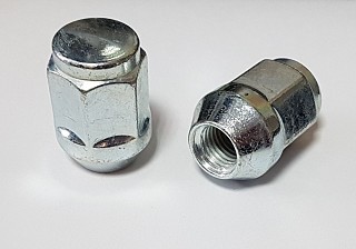 Nakrętki do felg aluminiowych (kół) 12x1,5  pełna stożek klucz 21 ocynk