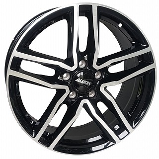 Alutec Ikenu 17x7,5 5x112 ET 40 otwór 66,6 czarny + polerka