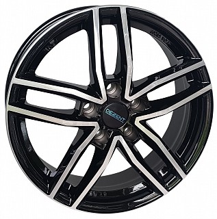 Dezent TR 18x7,5 5x114,3 ET 50 otwór 71,6 czarny + polerka