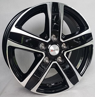 Mille Miglia MMVN 5 16x6,5 5x118 ET 55 otwór 71,1 czarny + polerka