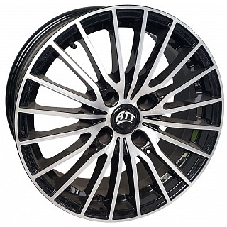 ATT 630P 16x7,0 4x100 ET 40 otwór 74,1 czarny + polerka