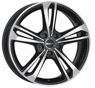 MAK Emblema 17x7,0 5x98 ET 41 otwór 58,1 czarny + polerka