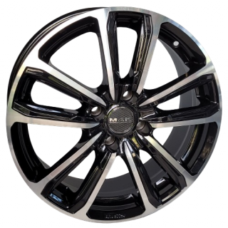 MAK Magma 18x7,0 5x100 ET 43 otwór 72,0 czarny + polerka