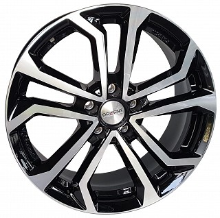 Dezent TA 18x7,5 5x108 ET 50 otwór 63,4 czarny + polerka