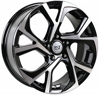 RST 087 17x6,5 5x100 ET 38 otwór 67,1 czarny + polerka