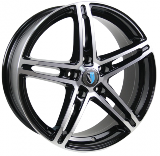 Venti 1718 17x7,0 5x112 ET 42 otwór 66,6 czarny + polerka