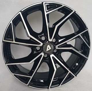 Alutec ADX2 19x8,0 5x108 ET 48 otwór 63,4 czarny + polerka