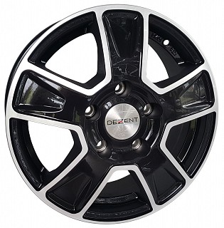 Dezent VAN 16x6,5 5x112 ET 52 otwór 66,6 czarny + polerka