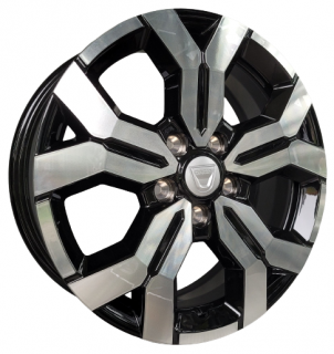 Felgi Dacia Duster 2 oryginał NT 17x6,5 5x114,3 ET 50 otwór 66,1 czarny + polerka