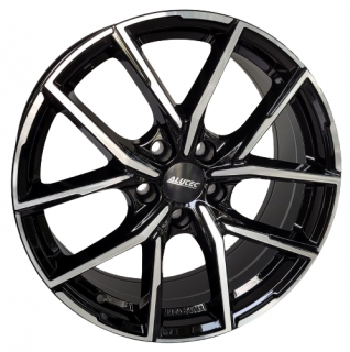 Alutec Aveleno 19x8,0 5x112 ET 40 otwór 70,1 czarny + polerka