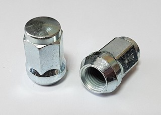 Nakrętki do felg aluminiowych (kół) 14x1,5 pełne stożek klucz 19 ocynk