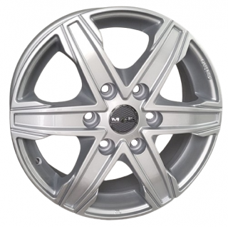 MAK King 17x7,5 6x130 ET 55 otwór 84,1 srebrny