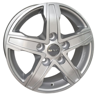 MAK King 18x7,5 5x160 ET 50 otwór 65,1 srebrny