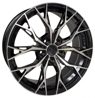 Arceo Roma 17x7,5 5x98 ET 35 otwór 58,1 czarny + polerka