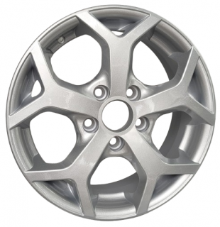 Techline 511 15x6,0 5x108 ET 52,5 otwór 63,4 srebrny