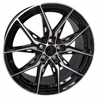 Arceo Marsylia 17x7,5 5x98 ET 35 otwór 58,1 czarny + polerka