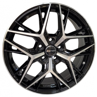 GMP Lunica 18x7,5 5x114,3 ET 45 otwór 73,1 czarny + polerka