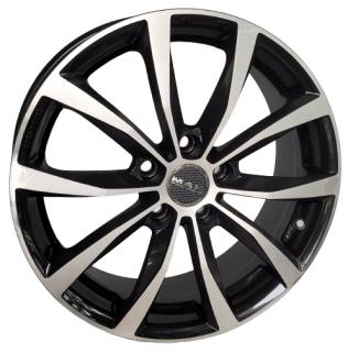 MAK Wolf 16x6,5 5x98 ET 39 otwór 58,1 czarny + polerka