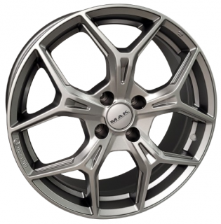 MAK Epica 18x7,0 4x108 ET 25 otwór 65,1 light titan