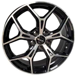 MAK Epica 19x8,0 5x110 ET 33 otwór 65,1 czarny + polerka