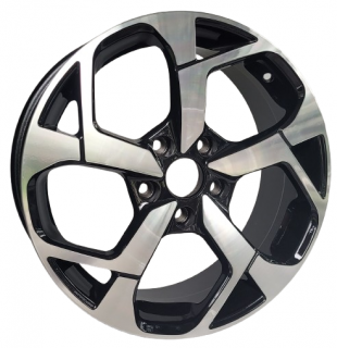 RST 067 17x7,0 5x114,3 ET 48 otwór 67,1 czarny + polerka
