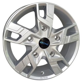 Ronal R64 16x6,5 5x160 ET 60 otwór 65,1 srebrny