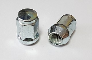 Nakrętki do felg aluminiowych (kół) 1/2 cala pełna stożek klucz 19 ocynk