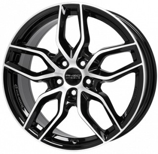 Anzio Spark 18x8,0 5x114,3 ET 35 otwór 70,1 Czarny + polerka